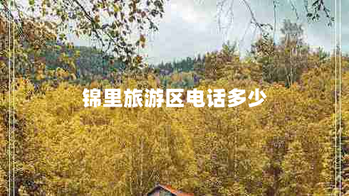 錦里旅游區電話(huà)多少