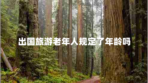 出國旅游老年人規定了年齡嗎