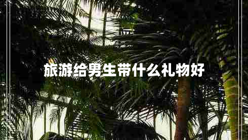 旅游給男生帶什么禮物好
