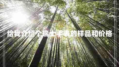 給我介紹個(gè)瑞士手表的樣品和價(jià)格