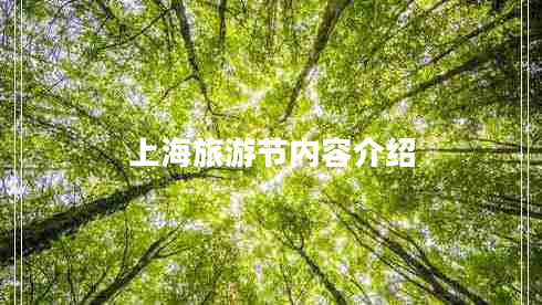 上海旅游節內容介紹