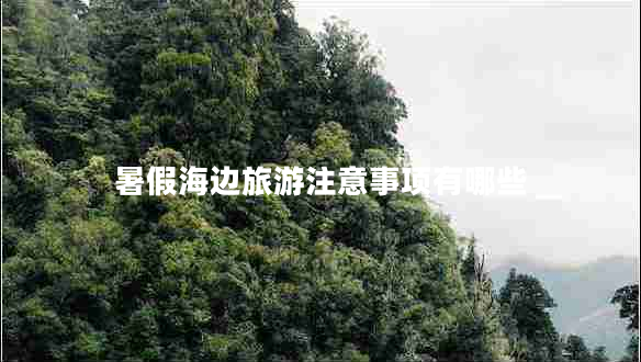暑假海邊旅游注意事項有哪些