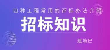 我國目前最常用的評標方法有哪些