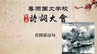 詩(shī)歌大會(huì )關(guān)于雨的詩(shī)句