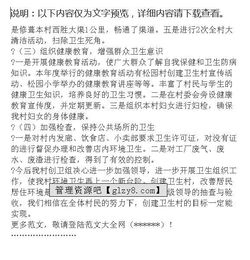 衛生村工作總結范文(創(chuàng  )建衛生村工作總結)