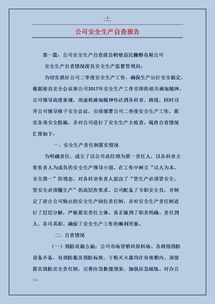 交通行業(yè)公司安全情況自查自檢報告(交通行業(yè)公司安全自查報告)