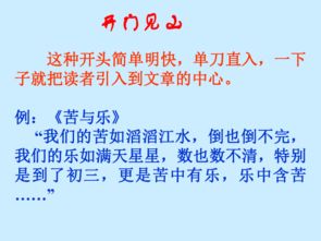 作文開頭結(jié)尾創(chuàng)新