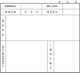 關(guān)于調職申請書(shū)(關(guān)于調職申請書(shū)（通用）)