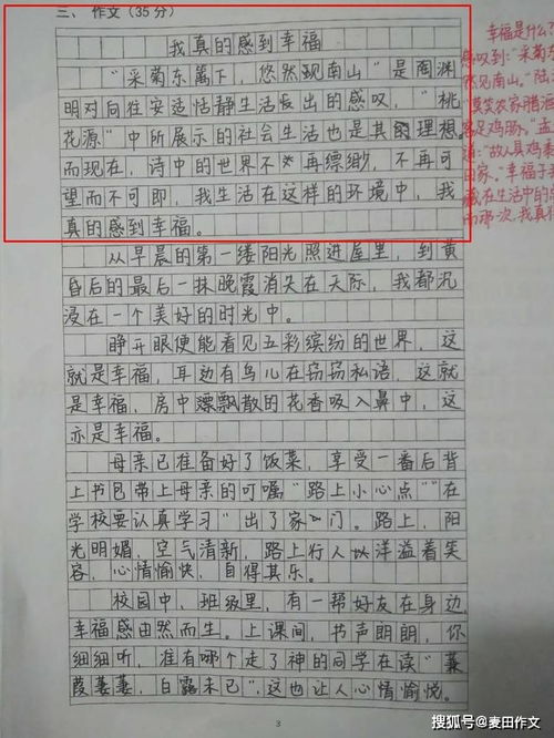 我真幸福作文作文開頭