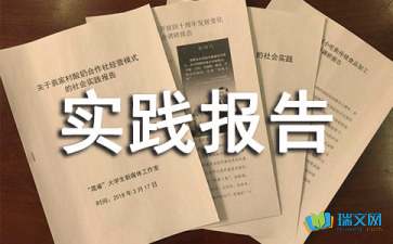 實(shí)踐報告正文(社會(huì )實(shí)踐報告正文)
