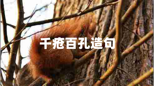 千瘡百孔造句
