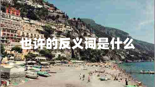 也許的反義詞是什么
