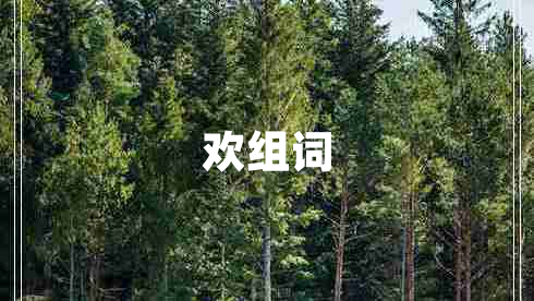 歡組詞