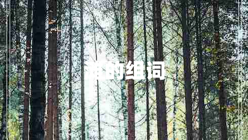 灘的組詞