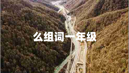么組詞一年級(jí)
