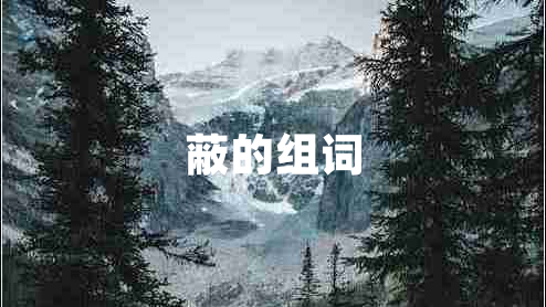 蔽的組詞