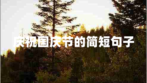 慶祝國慶節的簡(jiǎn)短句子