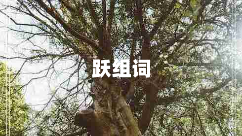 躍組詞