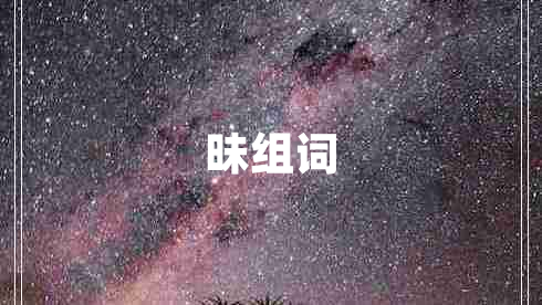 昧組詞