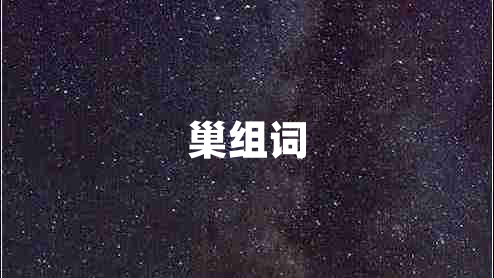 巢組詞