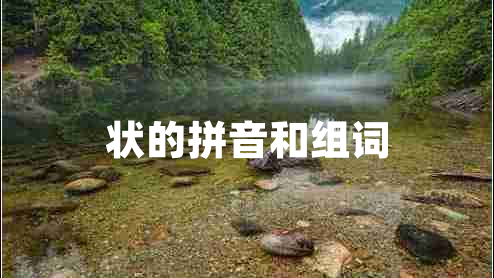 狀的拼音和組詞