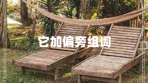 它加偏旁組詞