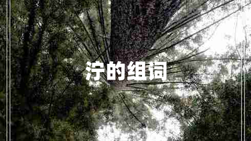 濘的組詞