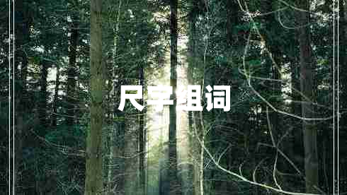 尺字組詞