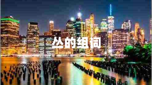 叢的組詞