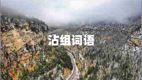 沾組詞語(yǔ)