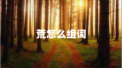 荒怎么組詞