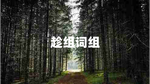 趁組詞組