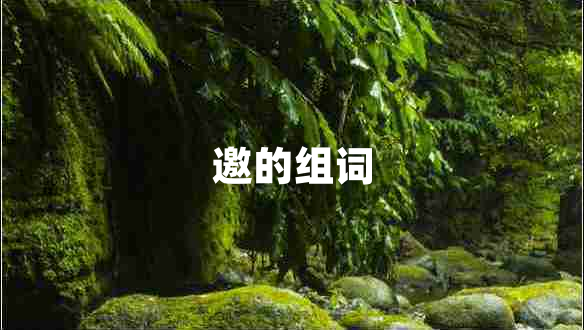 邀的組詞