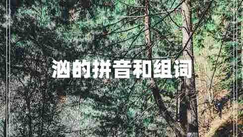 洶的拼音和組詞