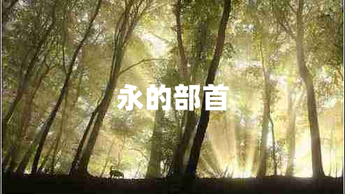 永的部首