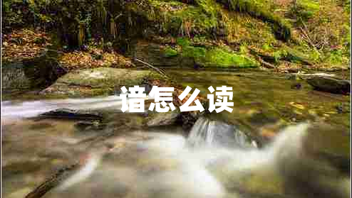 諳怎么讀