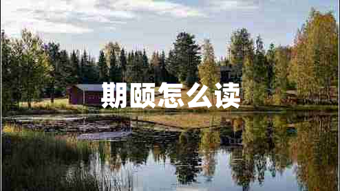 期頤怎么讀