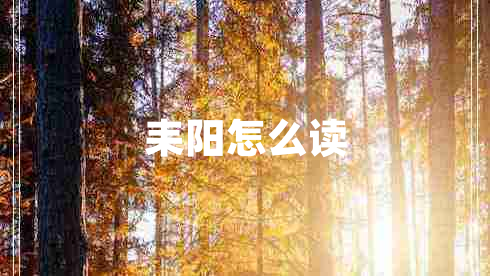 耒陽(yáng)怎么讀