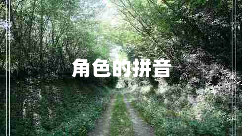 角色的拼音