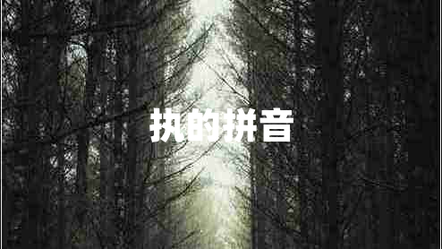 執的拼音