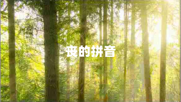 喪的拼音