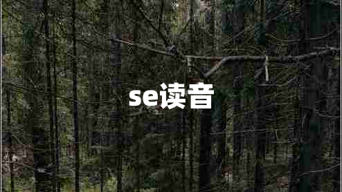 se讀音