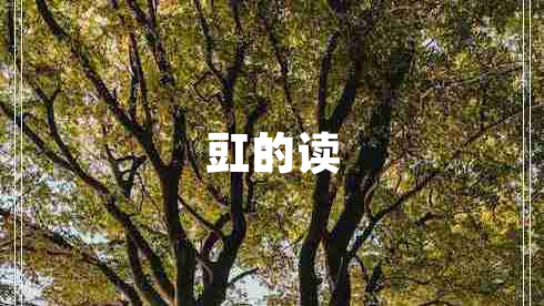 豇的讀