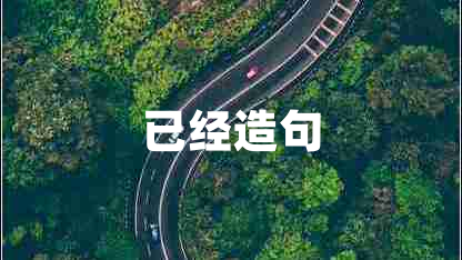 已經(jīng)造句