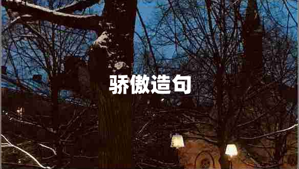 驕傲造句