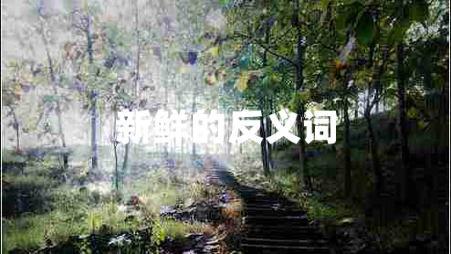新鮮的反義詞