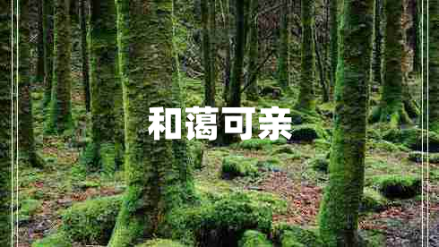 和藹可親