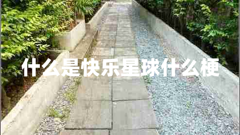 什么是快樂(lè )星球什么梗