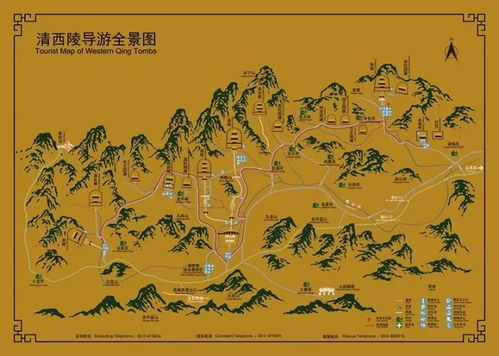 清西陵旅游路線(xiàn)圖,清西陵旅游圖,清西陵旅游資源