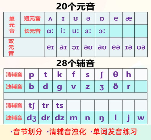 輔音,英語(yǔ),基礎知識